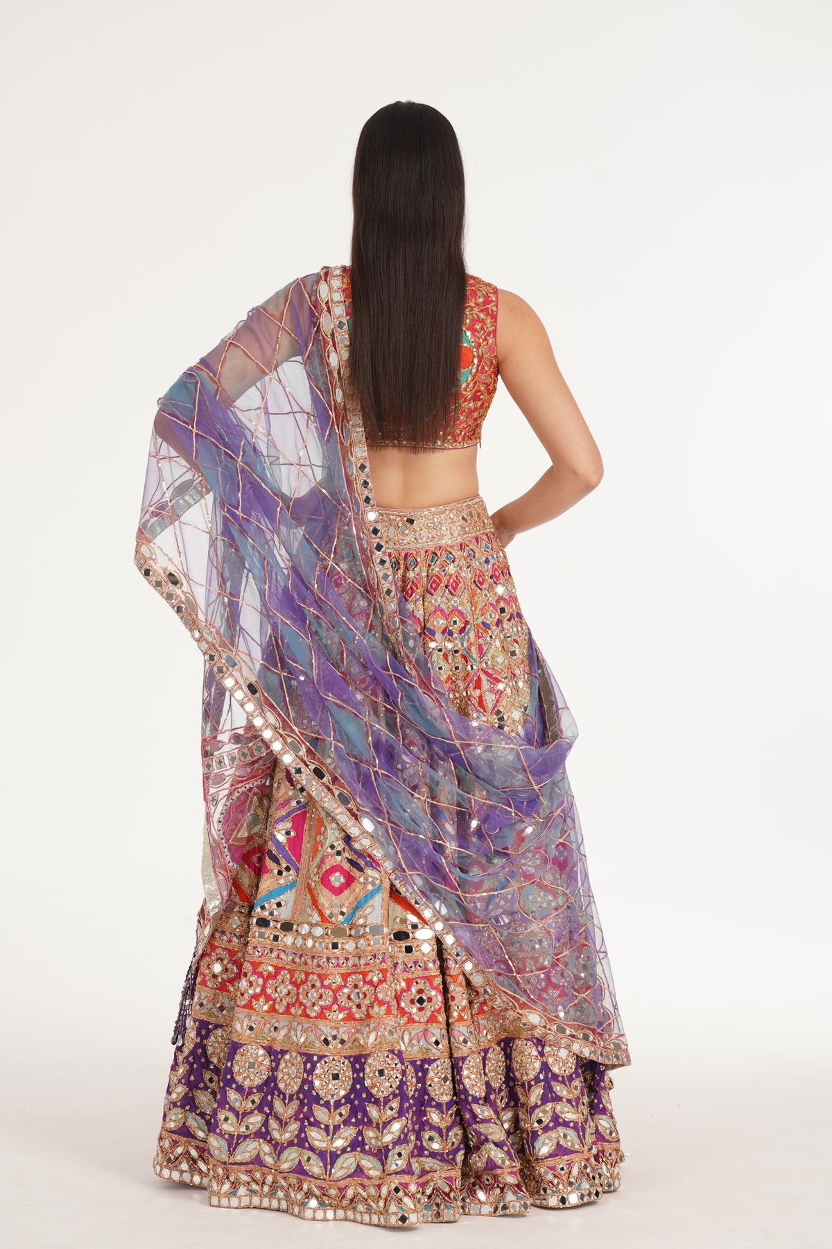 Abhinav Mishra - Rebecca Pastel Lehenga Set