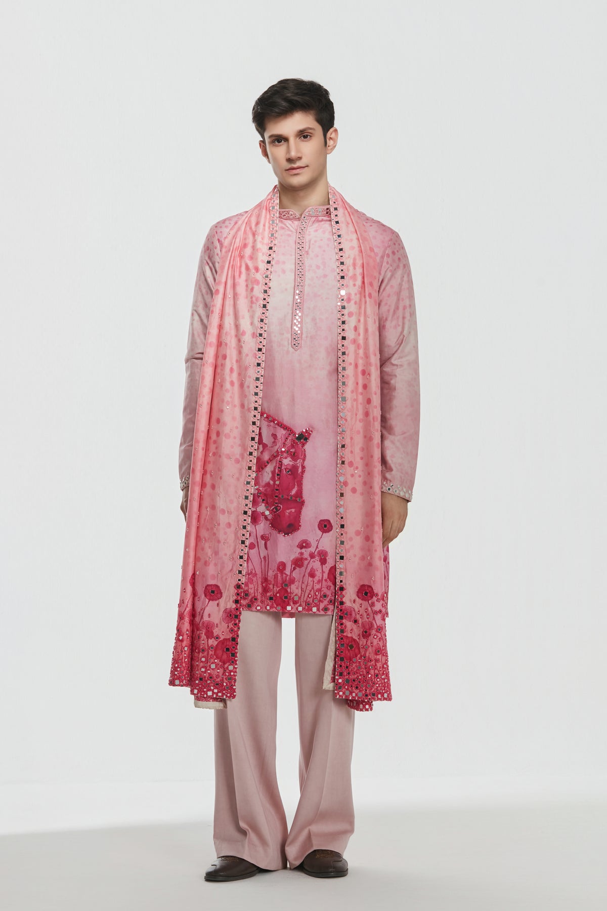 Abhinav Mishra - Shrine Multicoloured Kurta Set