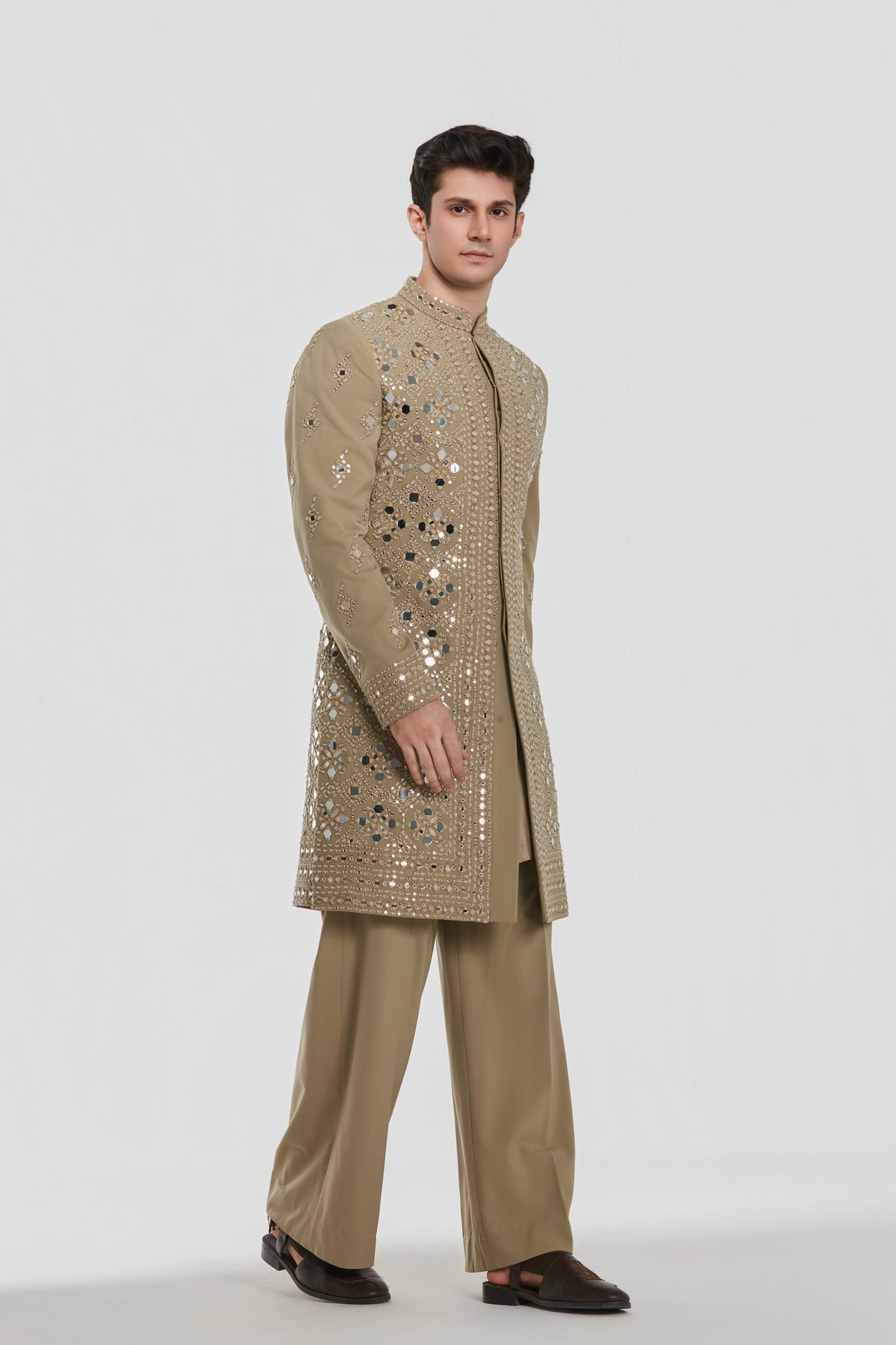 Abhinav Mishra - Shrine Mirage Sherwani Set