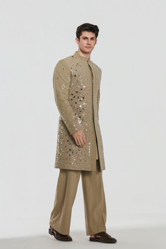 Abhinav Mishra - Shrine Mirage Sherwani Set