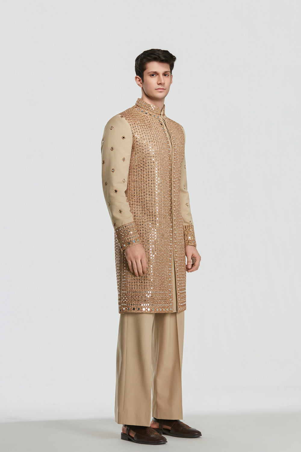 Abhinav Mishra - Shrine Auric Sherwani Set