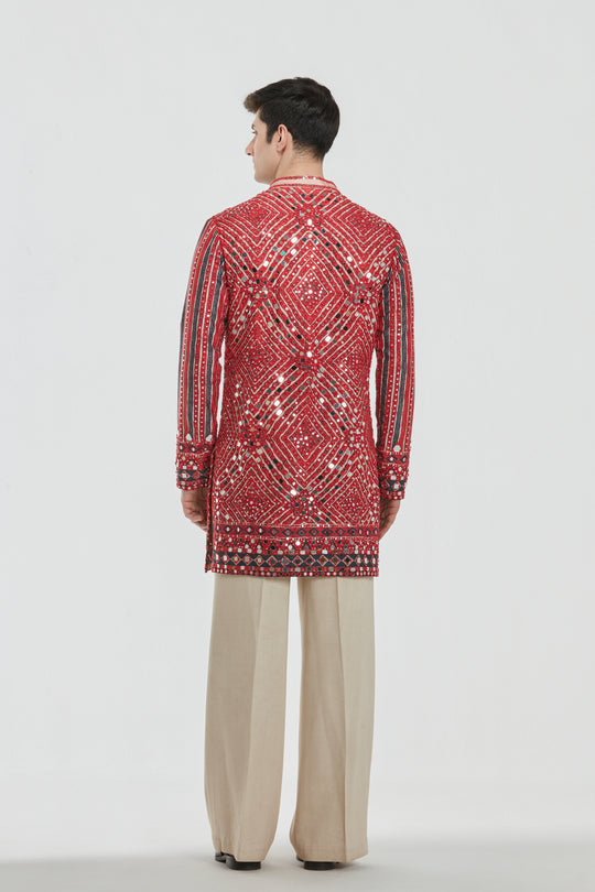 Abhinav Mishra - Shrine Multicoloured Kurta Set