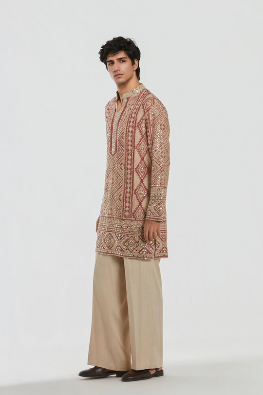 Abhinav Mishra - Shrine Multicoloured Kurta Set