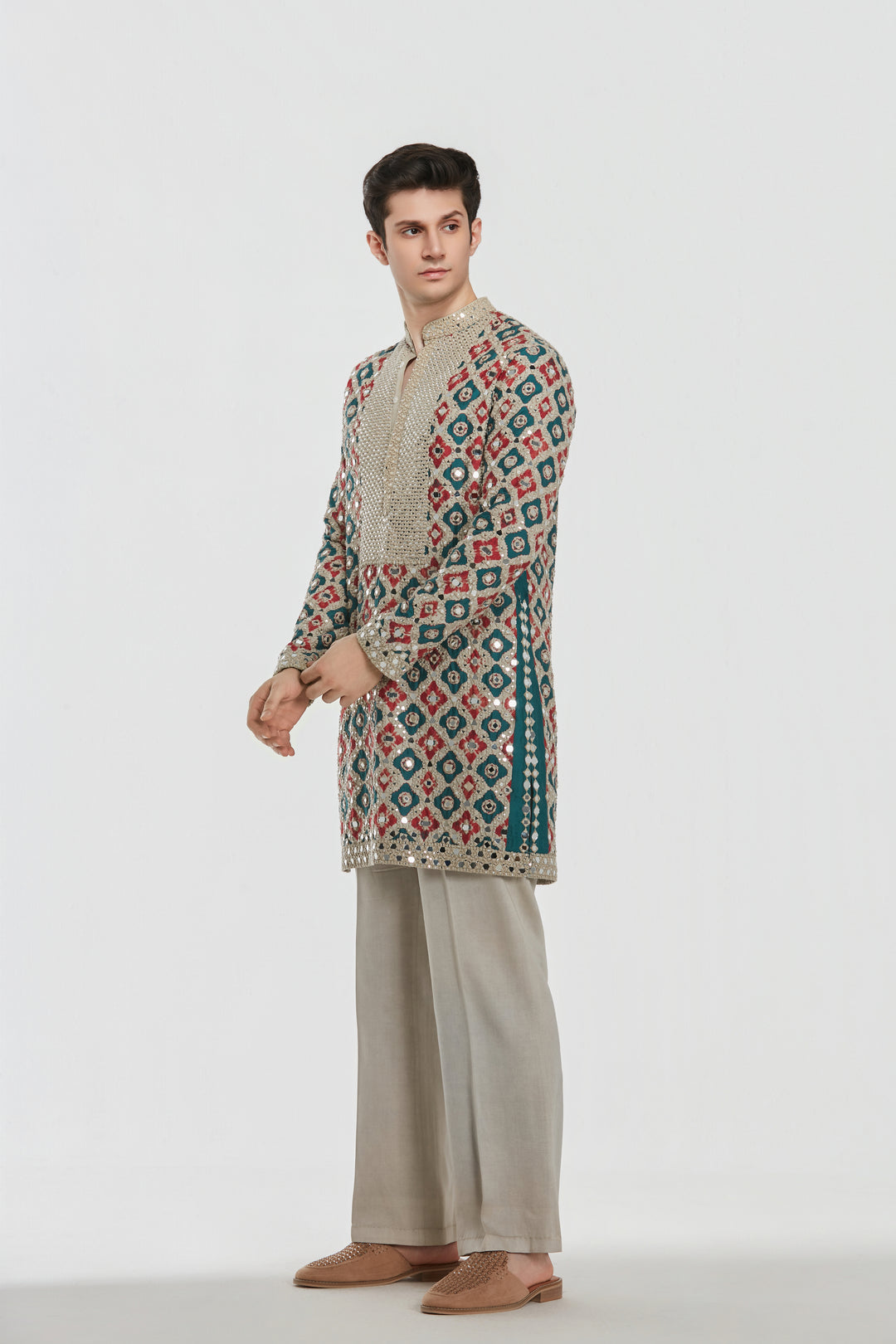 Abhinav Mishra - Shrine Multicoloured Kurta Set