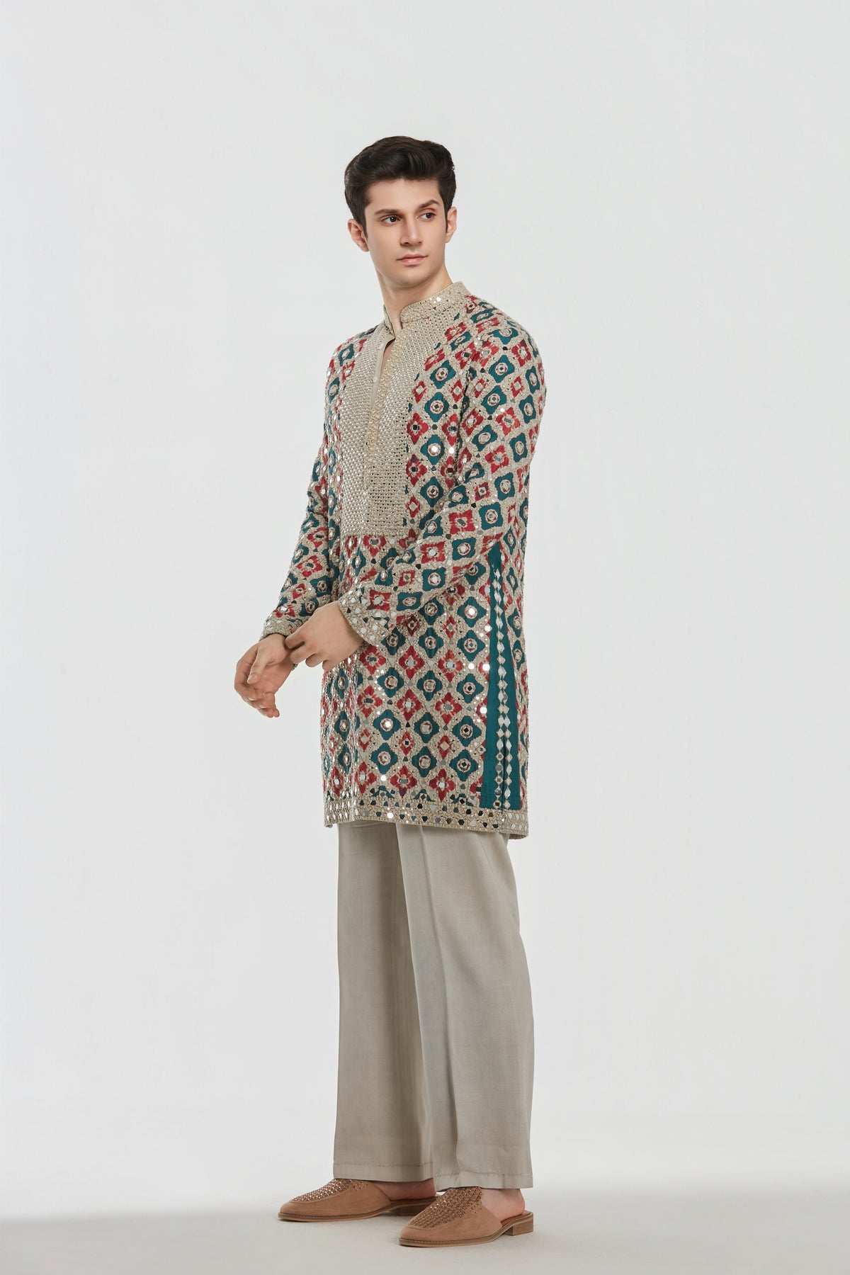 Abhinav Mishra - Shrine Multicoloured Kurta Set