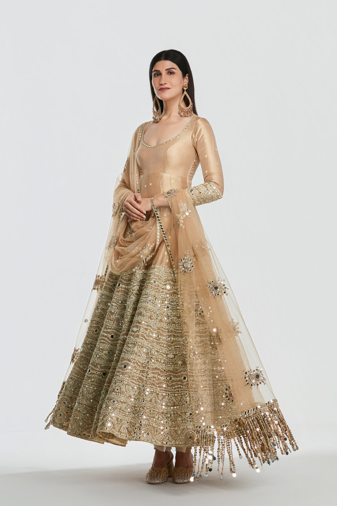 Abhinav Mishra - Royal Gold Anarkali
