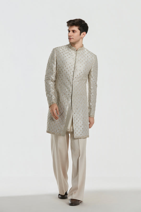 Abhinav Mishra - Shrine Opal Sherwani Set