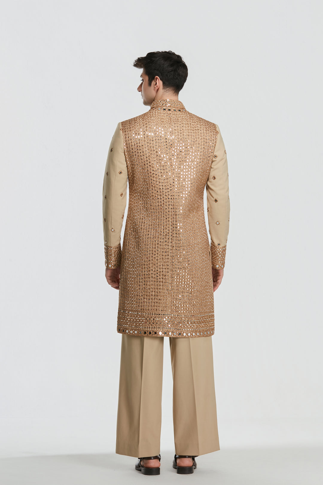 Abhinav Mishra - Shrine Auric Sherwani Set
