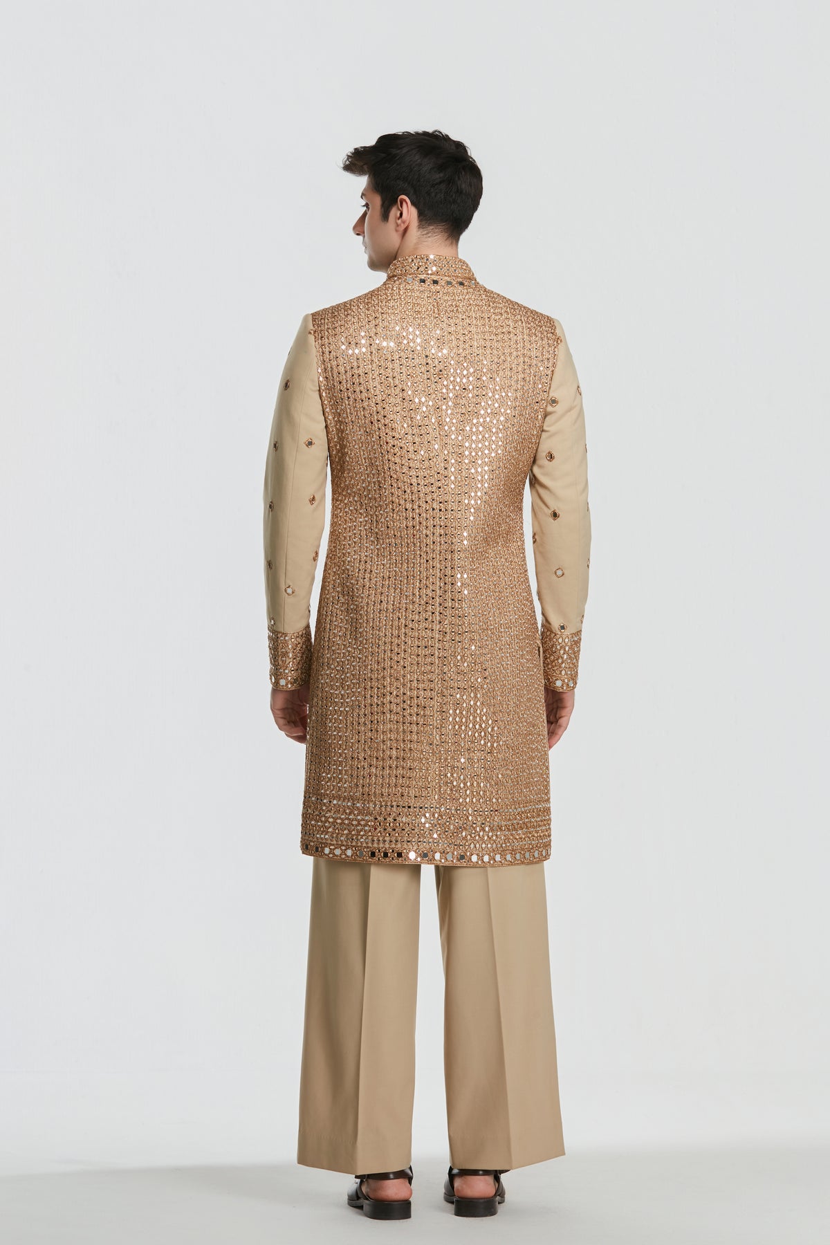 Abhinav Mishra - Shrine Auric Sherwani Set