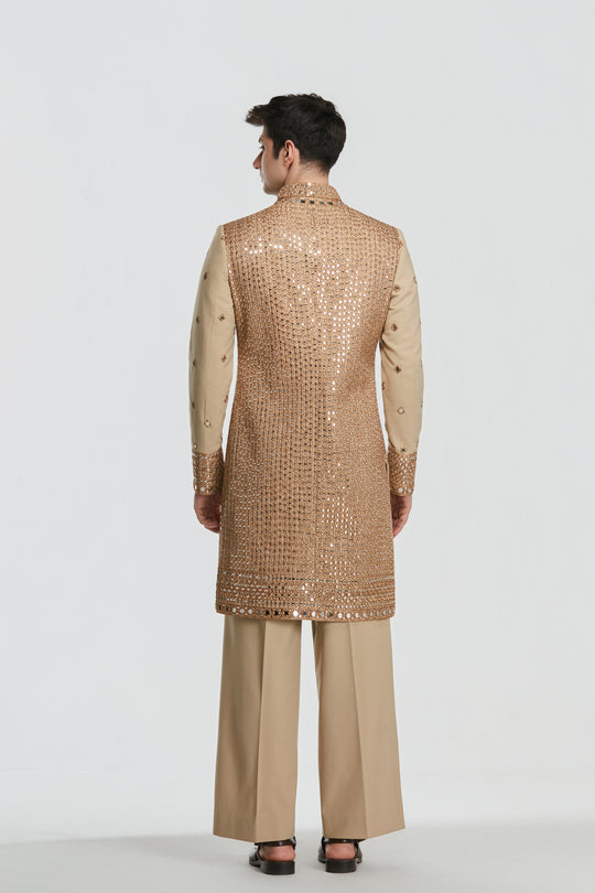 Abhinav Mishra - Shrine Auric Sherwani Set