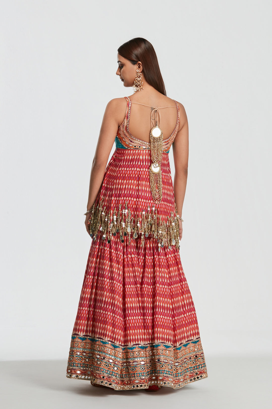 Abhinav Mishra - Multicoloured Sharara Set