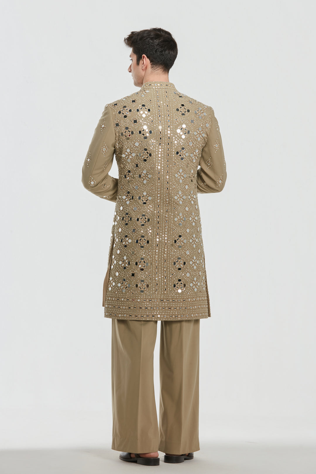 Abhinav Mishra - Shrine Mirage Sherwani Set