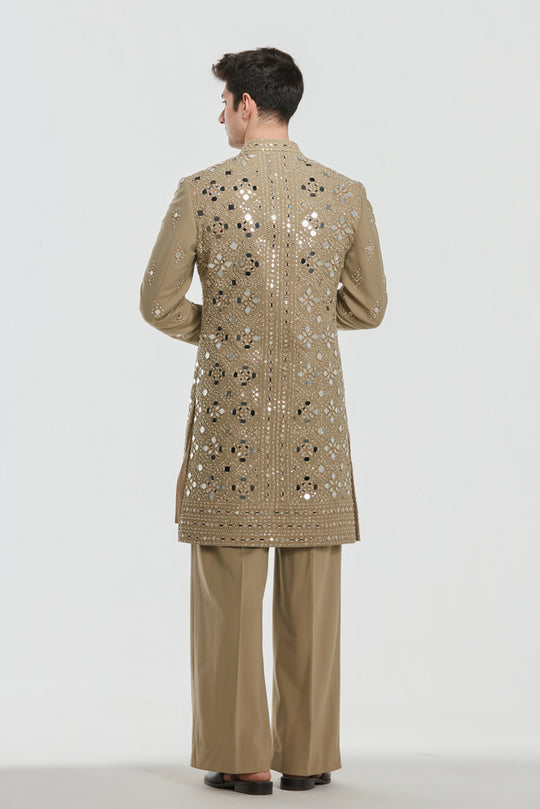 Abhinav Mishra - Shrine Mirage Sherwani Set