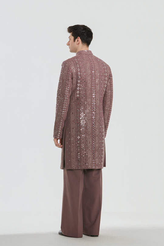 Abhinav Mishra - Shrine Iris Sherwani Set