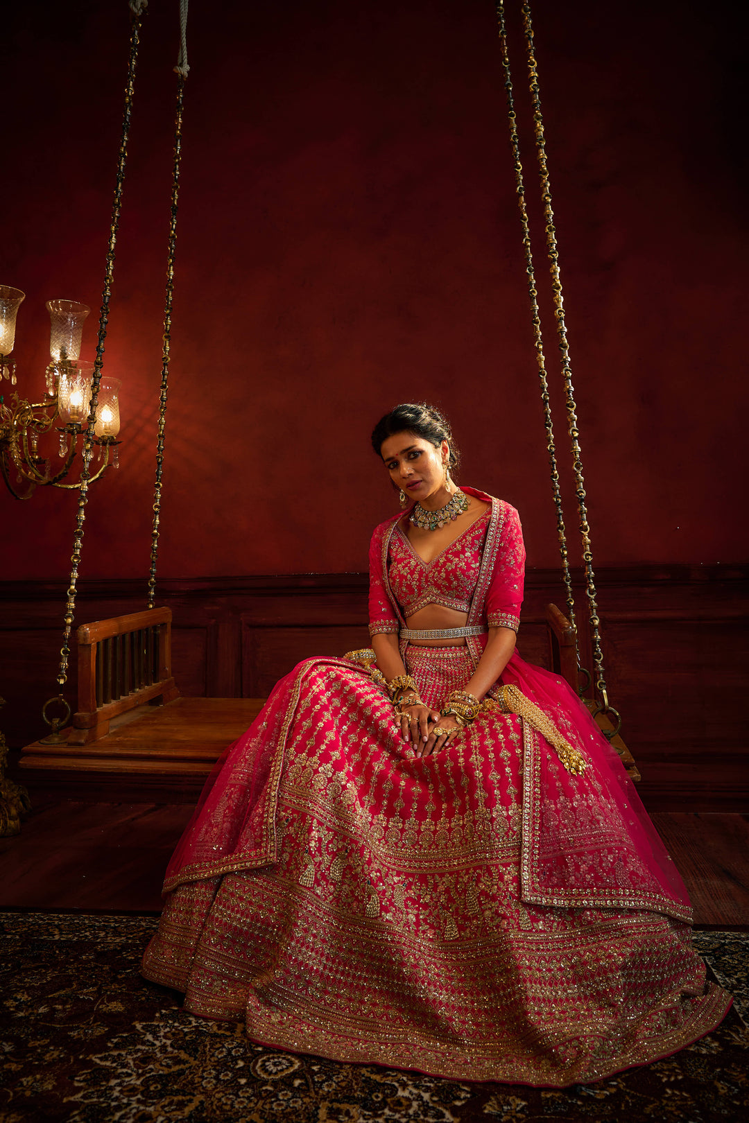 Kalighata - Aahana Lehenga
