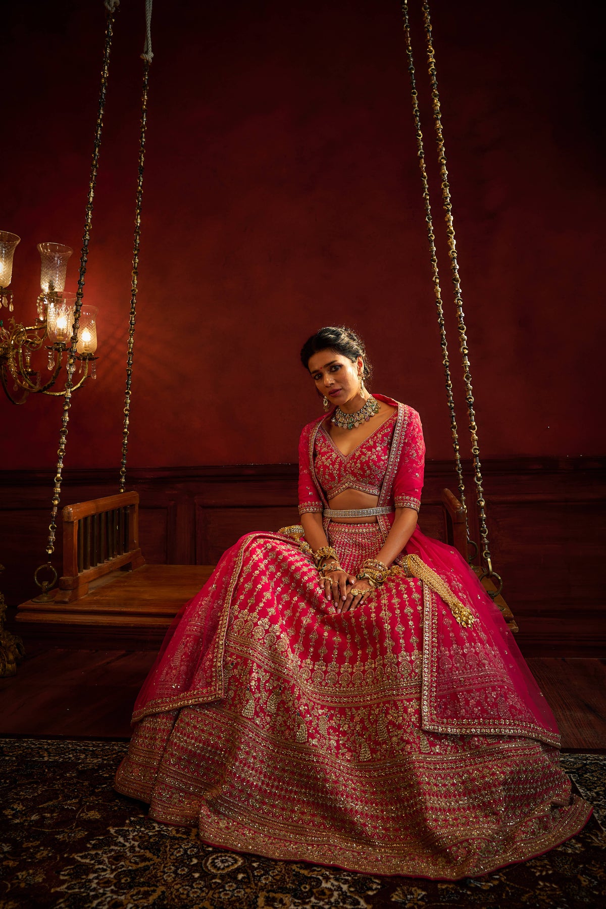 Kalighata - Aahana Lehenga