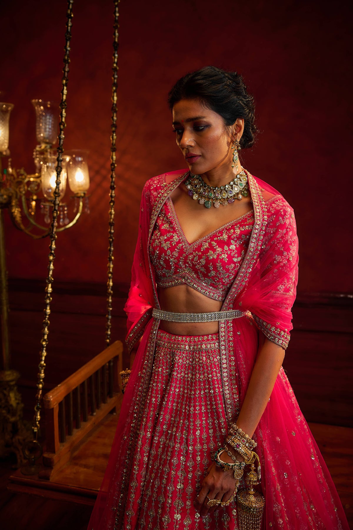 Kalighata - Aahana Lehenga