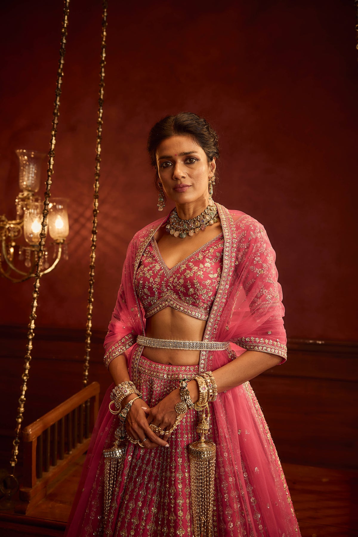 Kalighata - Aahana Lehenga