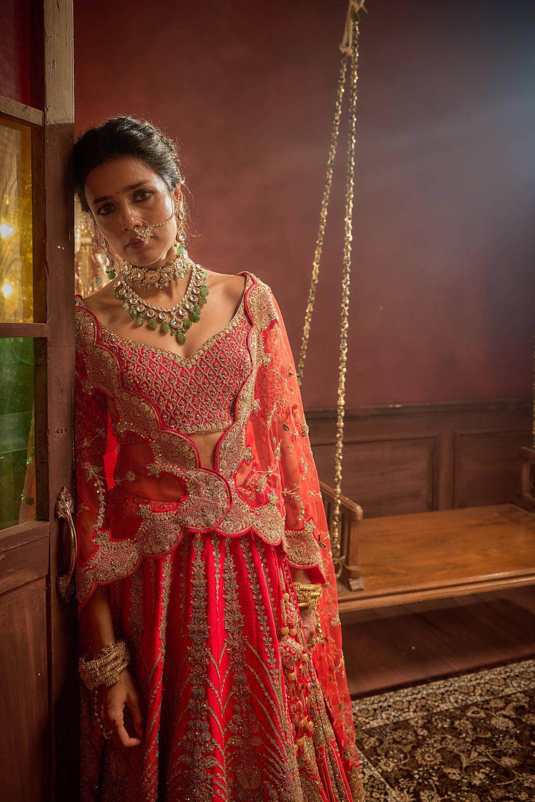 Kalighata - Vivah Lehenga – Rani Pink