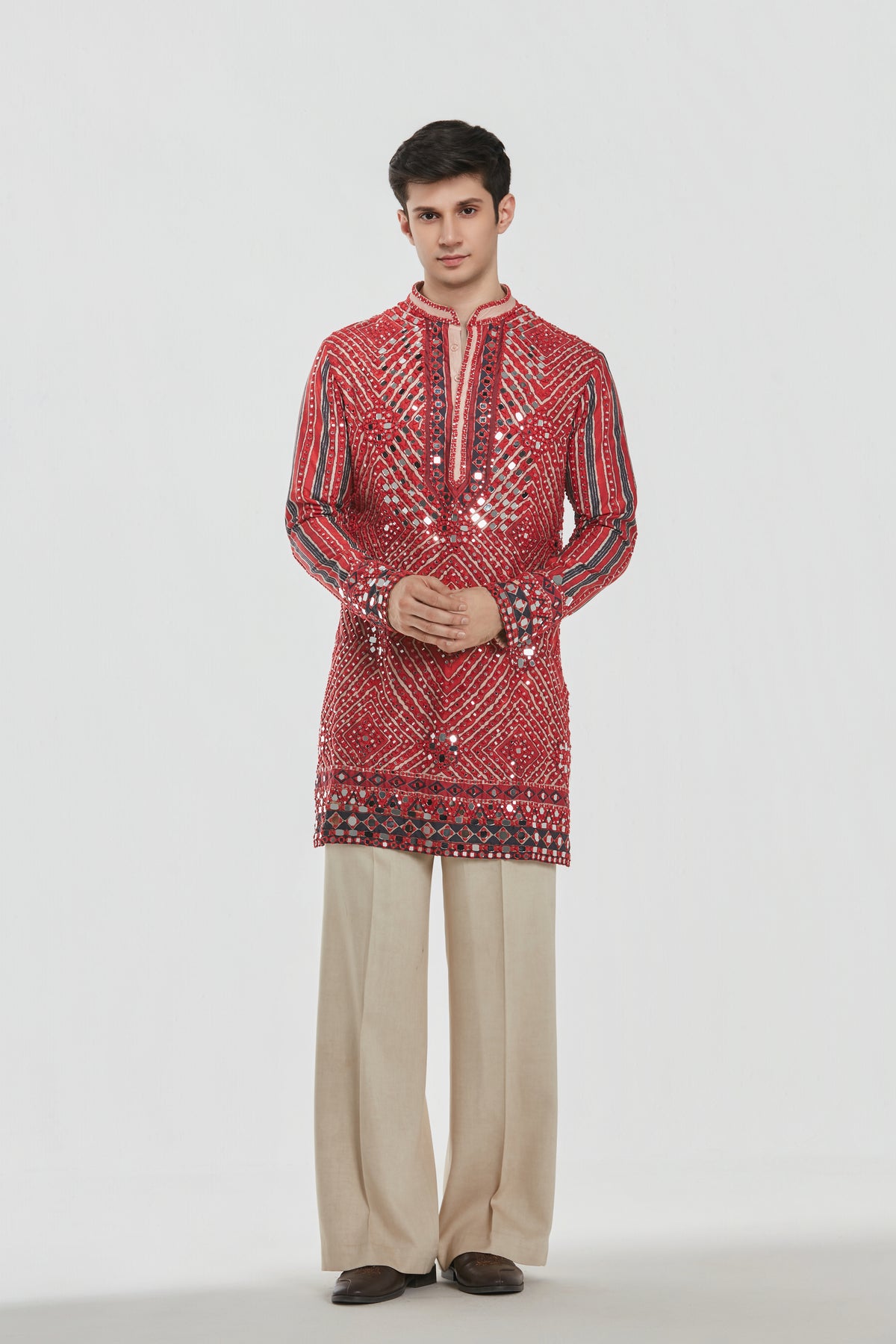Abhinav Mishra - Shrine Multicoloured Kurta Set