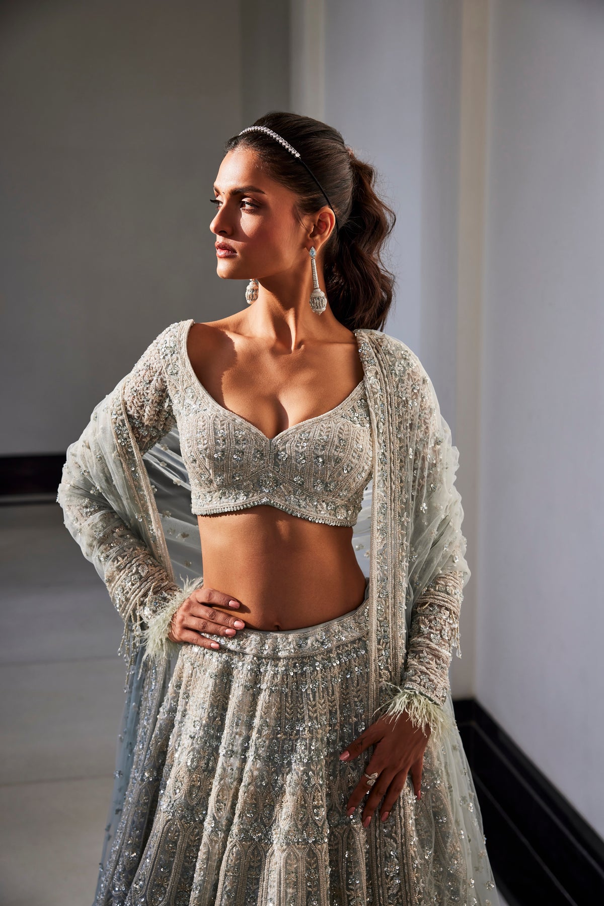 Kalighata - Enigma Lehenga,