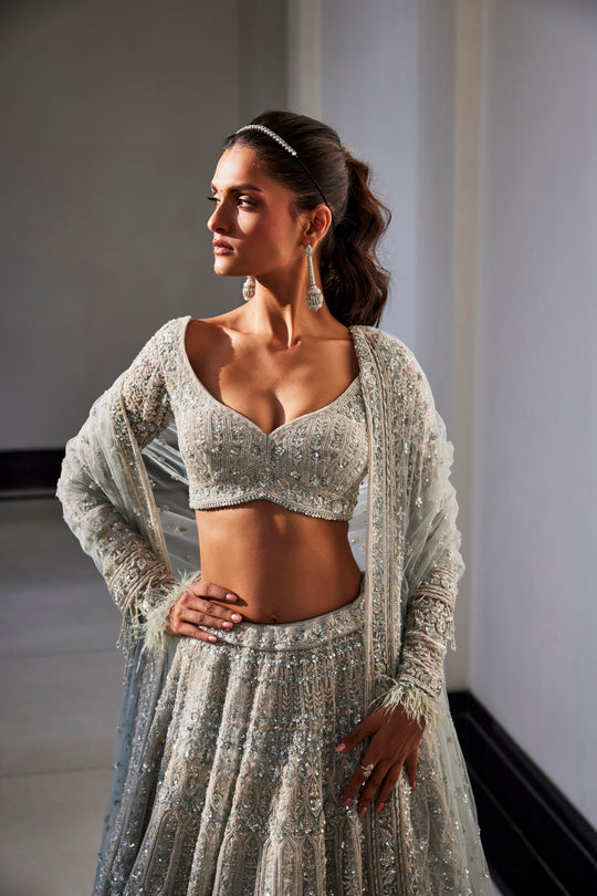 Kalighata - Enigma Lehenga,