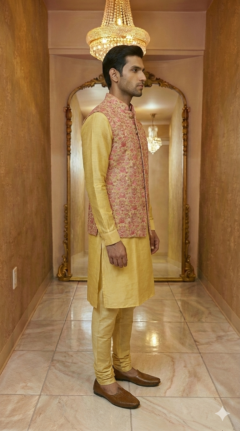 Sarthak Sherwani Jacket & Kurta Set