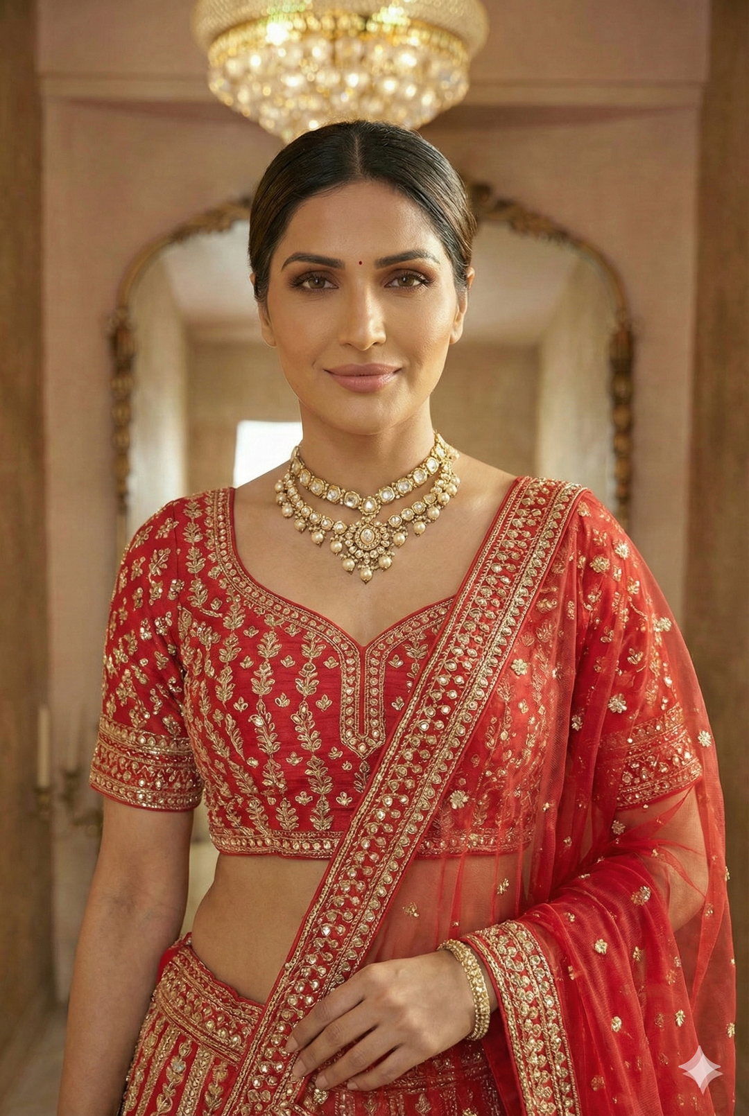 Royal Red Bridal Lehenga Choli