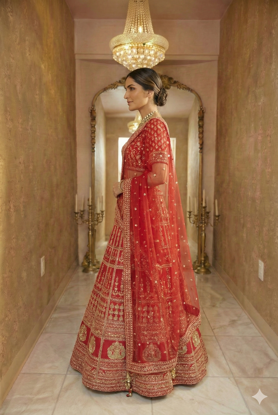Royal Red Bridal Lehenga Choli
