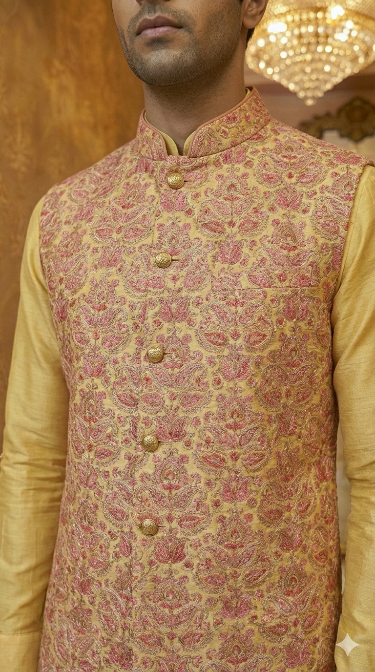 Sarthak Sherwani Jacket & Kurta Set
