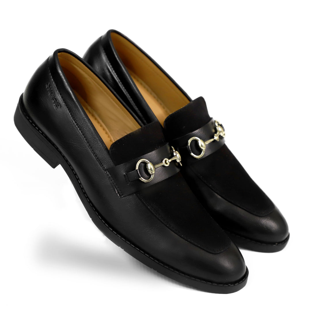 Black Presto Horsebit Loafers