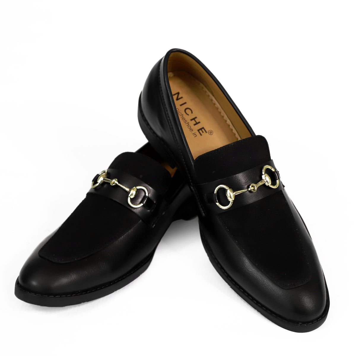 Black Presto Horsebit Loafers