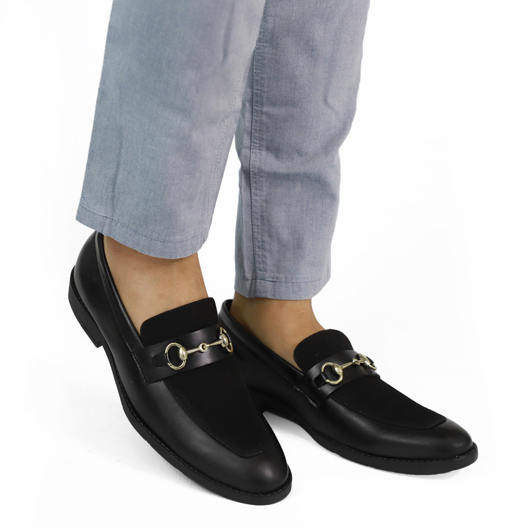 Black Presto Horsebit Loafers