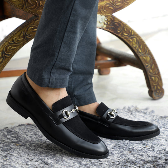 Black Presto Horsebit Loafers