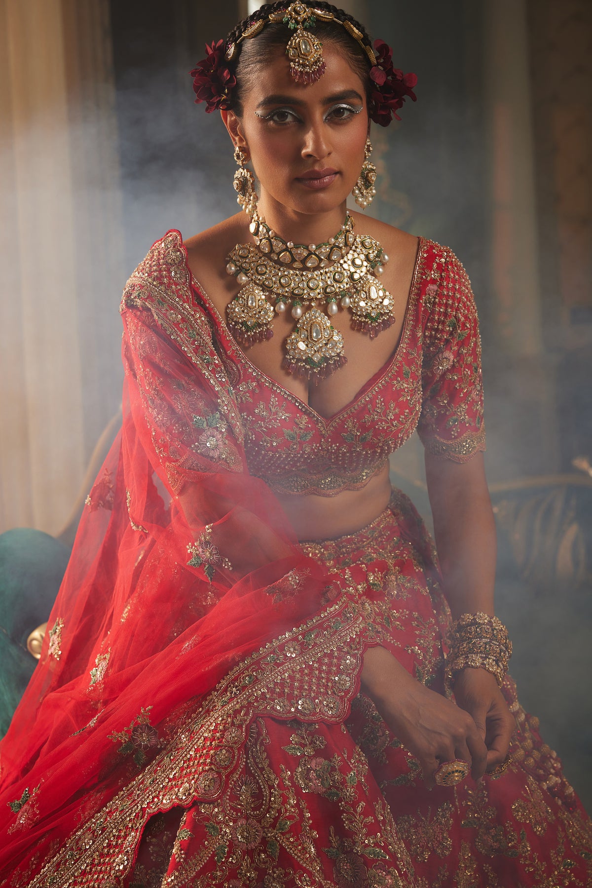 Kalighata - Isra Lehenga