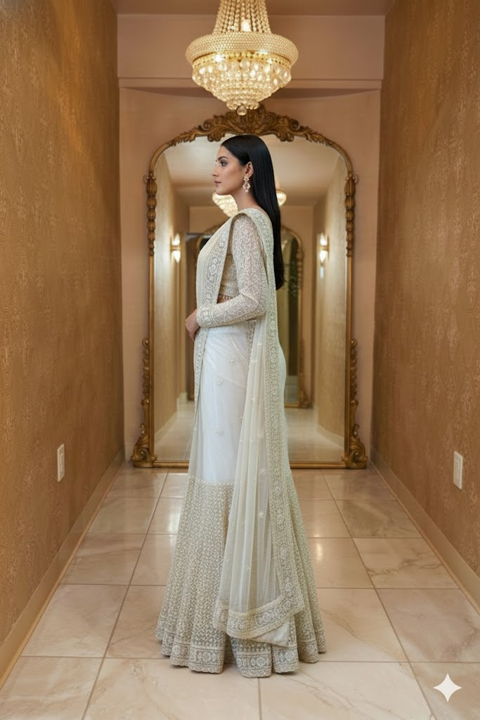 Priyanka Lehenga Saree