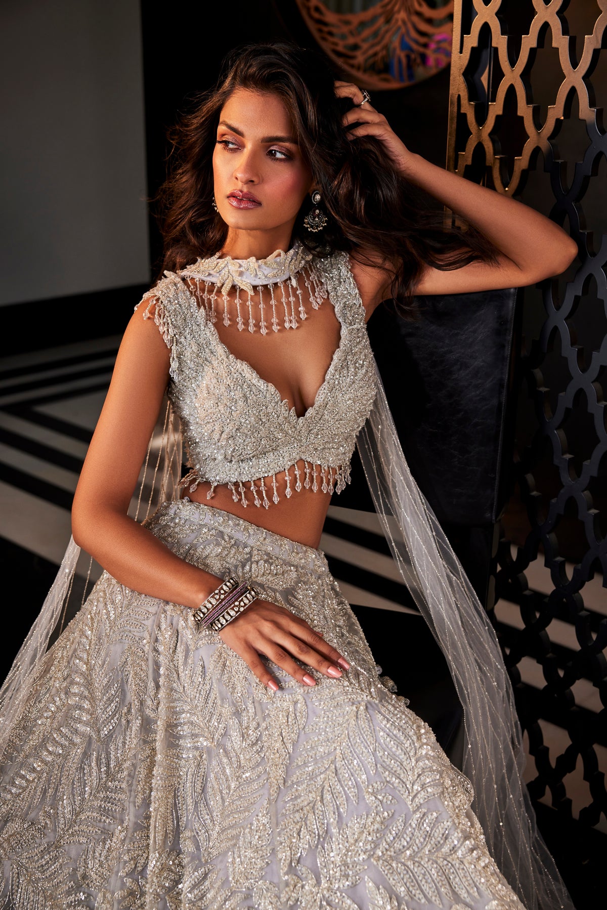 Kalighata - Kashfi Bling Lehenga