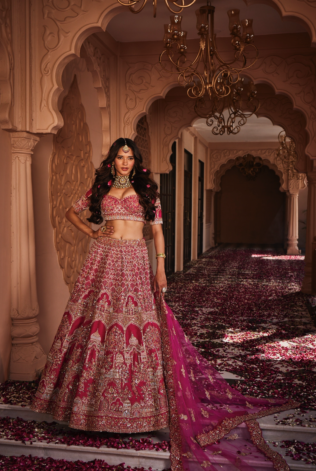 Kalighata -  Lucknowi Lehenga