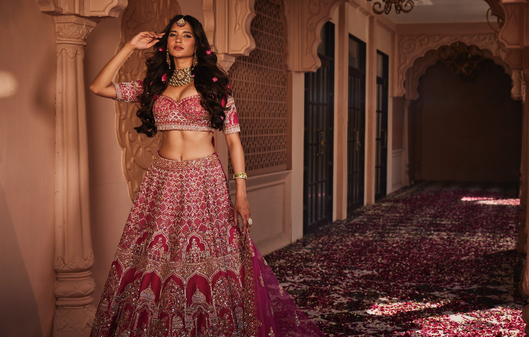 Kalighata -  Lucknowi Lehenga