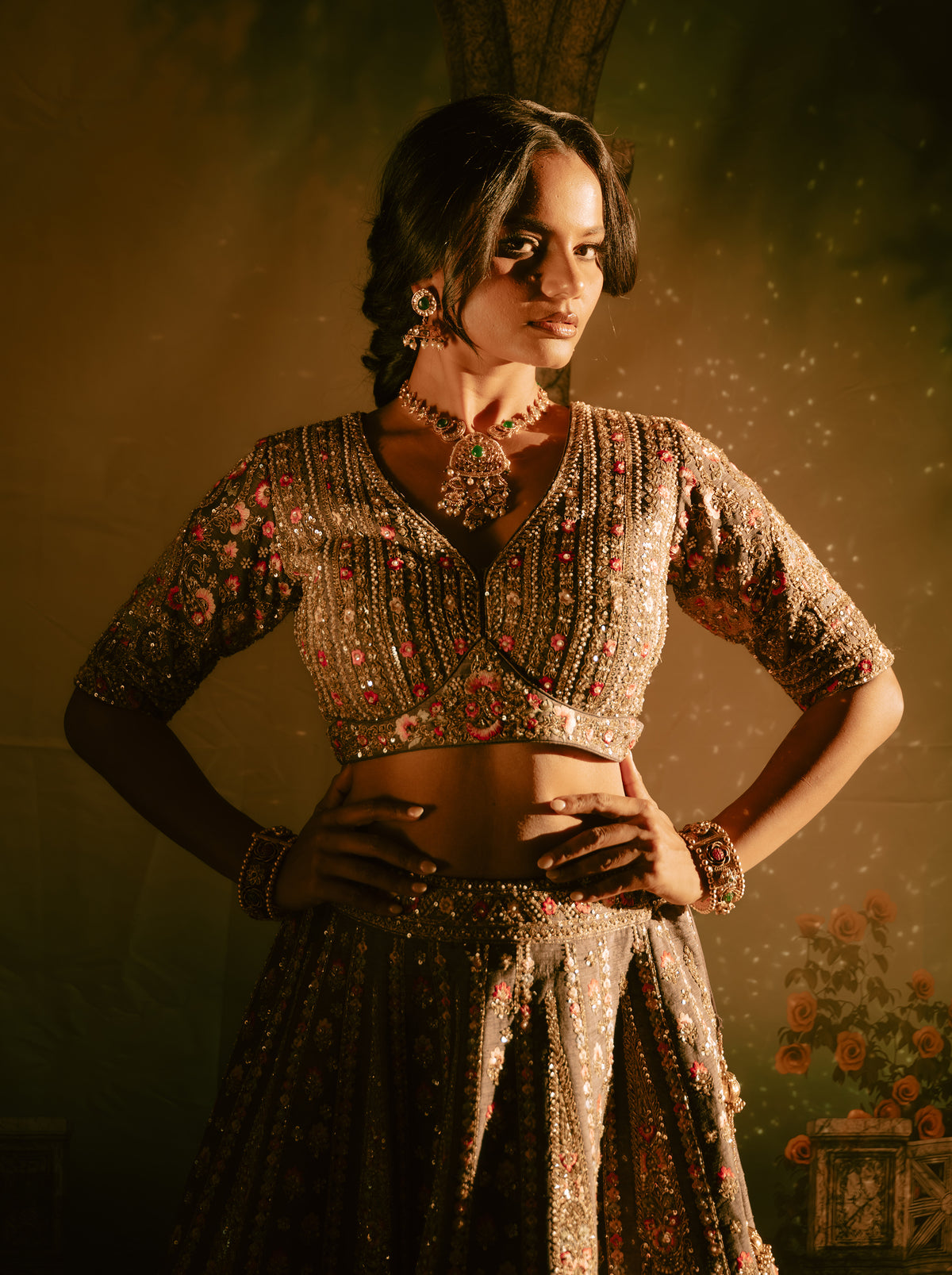 Rihana Lehenga