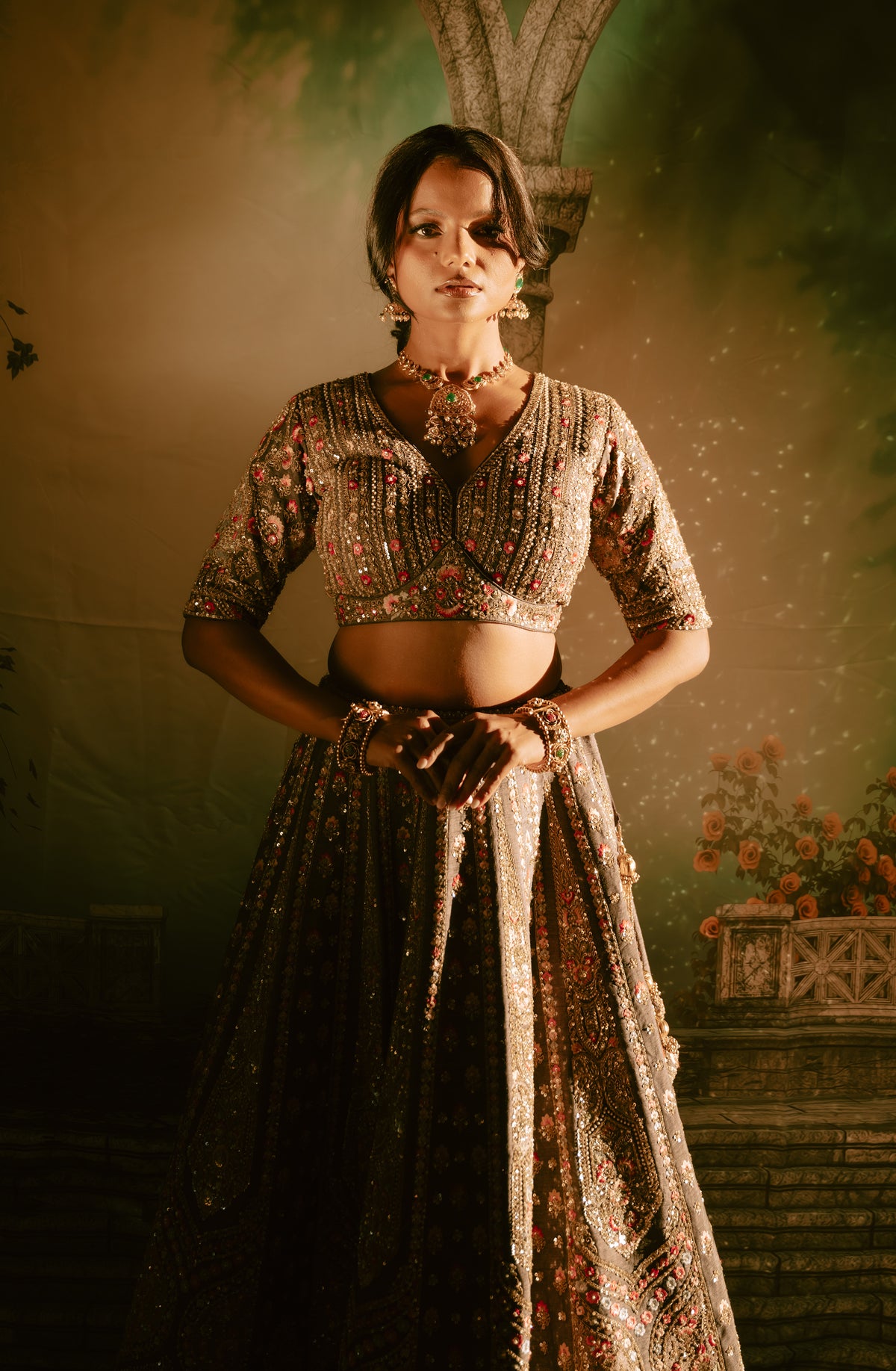Rihana Lehenga