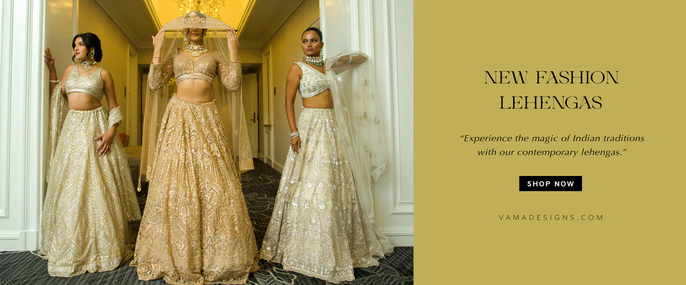 VAMA DESIGNS Indian Bridal Couture : Designer Bridal Lehenga in California