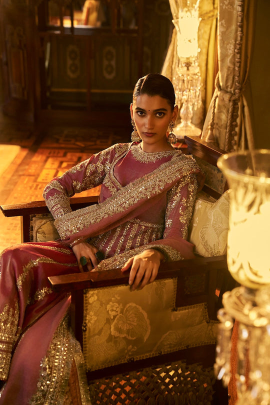 Seema Gujral - Red Gota Patti Sharara Set