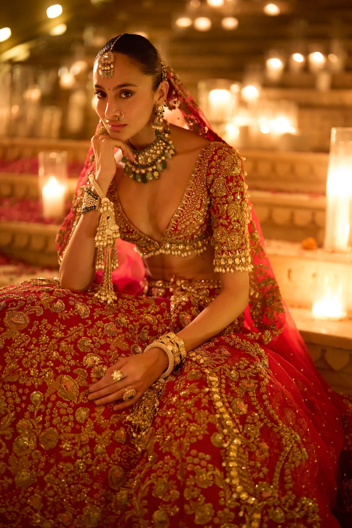Seema Gujral - Pearl Kalira Set
