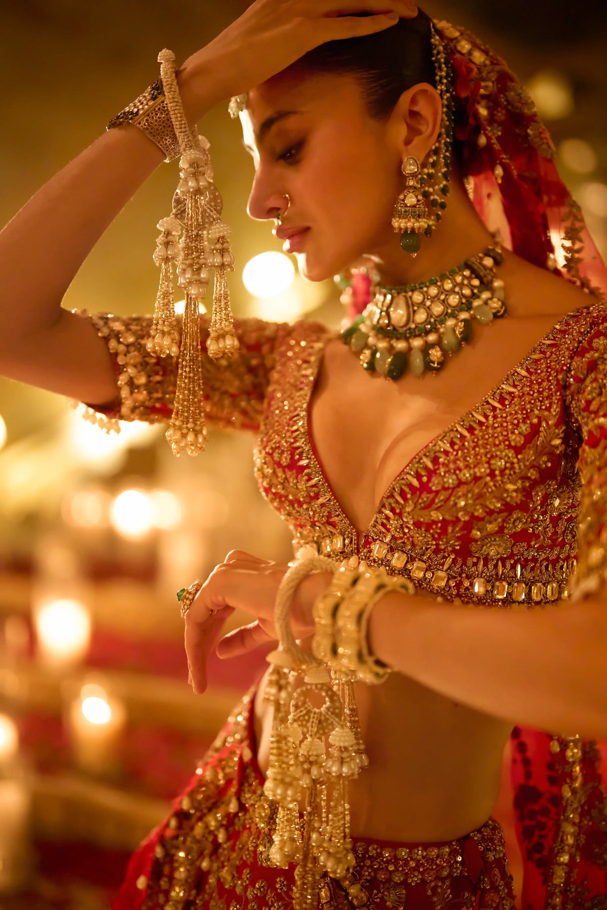 Seema Gujral - Pearl Kalira Set