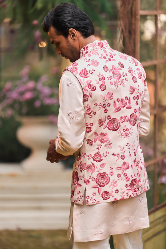 Seema Gujral - Ruby Bundi Set
