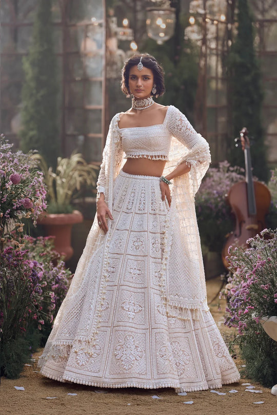 Seema Gujral - Geometric Lehenga Set