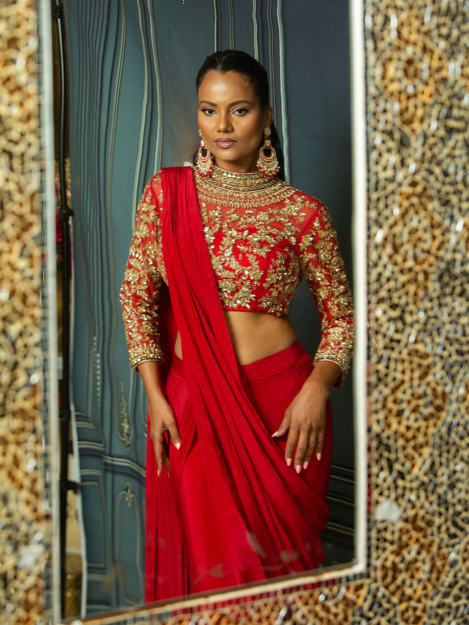 Khushboo Saree – VAMA DESIGNS Indian Bridal Couture
