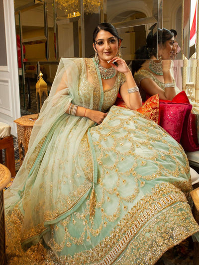Emerald Lehenga