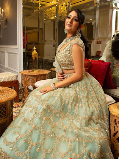 Emerald Lehenga